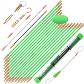 FTIHTRY 45ft fiberglass wire kit with glow rods for easy conduit threading.