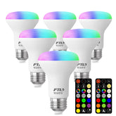 FTL R20 color changing bulb with remote for effortless mood lighting