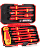 FUDUOA 1000V insulated screwdriver set ready for high-voltage tasks.