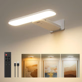 FULEN battery-operated picture light in front view highlighting even illumination for art