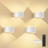 FULEN motion sensor wall lamp with remote control for automatic lighting when nearby
