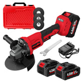 FULLYEA cordless angle grinder body enables mobile, cable-free use.