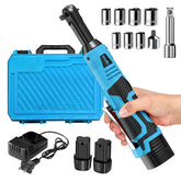 FULLYEA cordless ratchet wrench with dual 2.0Ah batteries for extended use