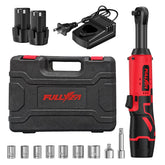 FULLYEA electric ratchet wrench compact design enables access in tight spaces.
