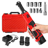 Fullyea electric ratchet wrench set showcasing 40 ft-lbs torque for quick bolt loosening