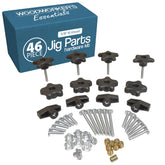 Fulton Woodworking Tools 46-piece kit assembly for custom jigs and fixtures.