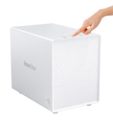 FumeClear FC-2001X front view shows compact design for small laser desks