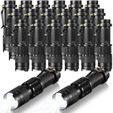Fumete LED flashlight zoomable pocket light for convenient everyday carry.