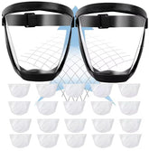 Funluck 2pcs shield pack for convenient full-face protection.