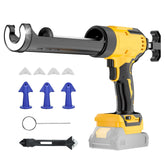 Funnywhale cordless caulking gun with DeWalt 20V Max compatibility for cord-free projects.