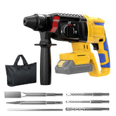 Funnywhale SDS cordless rotary hammer drill front view for precise concrete drilling