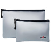 FunOwlet fireproof bag front view with reinforced zipper for secure heat-resistant storage.
