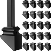 Funrous baluster shoes for half-inch rails provide sturdy stair support.