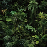 FunStick green tropical wallpaper with forest leaves for an easy wall upgrade.