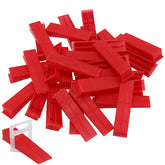 FUNSUEI 600-piece red tile leveling wedges for easy identification and steady placement