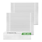 FURCIELOS 3-pack 201 filters front view for Aprilaire compatibility