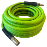 Furesn 3/8 inch x 25 ft air hose ready for heavy duty shop use and flexible reach