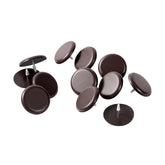 Furnigear PTFE chair leg sliders on carpet protect floors and reduce friction.