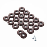 Furnigear PTFE sliders side view for smooth, heavy furniture movement