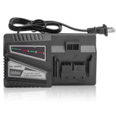 Futurebatt Hitachi quick charger front view showing compact design