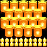 Fuyoooo golden sun lantern packaging displaying included kit for effortless setup.
