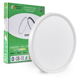 FY WISDOM FLY LIGHTING 15.8-inch LED flush mount for room-wide illumination and a clean look.