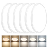 FY WISDOM FLY LIGHTING 6-pack LED flush-mount packaging showcases value and convenience.