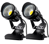 FZWLE spot lights clamp onto artwork for precise indoor accent lighting.