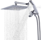 G-Promise 10-inch rainfall shower head with chrome finish for immersive showers