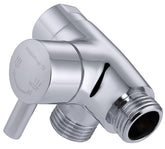 G-Promise solid metal shower arm diverter for durable hand-held and fixed head setup.
