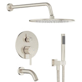 Gabrylly 10-inch rain shower head for wide coverage and strong flow