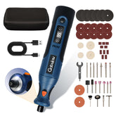Gabujau cordless rotary tool mini front view for compact portability on-the-go projects.