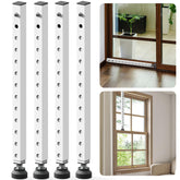 Gadgetzan Window Security Bar adjustable 17-33 inches for flexible window security.
