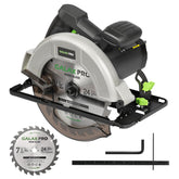 GALAX PRO 11-amp circular saw front view for precise cuts