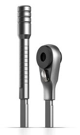GALVANOX flat-end ratchet driver shown for tight spaces and torque efficiency.