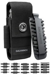 Galvanox nylon sheath securely holds a Leatherman on the belt.