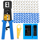 Gaobige RJ45 crimping tool front view with ergonomic handle and precision jaws