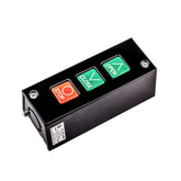 Garage Door Stuff PBS-3 front view control station for reliable open/close/stop.