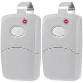 GARAGE STOP 2X Multicode 308911 remote front view for quick car-side access.