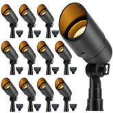Gardencoin ground stake spotlight enhances garden lighting with durable outdoor use.