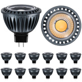 Gardencoin MR16 LED lightbulb front view showing 2700K warmth and 450 lumens for cozy accents