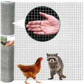 Gartist hardware cloth 48x100 half-inch openings protects plants and deters pests.