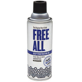 Gasoila Free All rust-penetration spray loosening seized bolts and nuts.