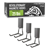 Gator Magnetics MIDI 4-in Open Hooks provide secure grip on steel surfaces.