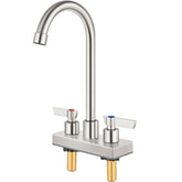 GBBNE bar sink faucet with 4-inch centerset for quick installation