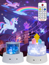 GDSZBYSM Carousel Kids Projector Light with 360° rotation creating magical ceiling scenes.