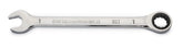 GearWrench 1in ratcheting wrench with a 4-degree arc for tight spaces.