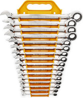 GEARWRENCH 9416 set closeup shows fast ratcheting for tight spots