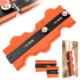 Geburun Contour Gauge with unlimited connection enables flexible tracing of irregular shapes.