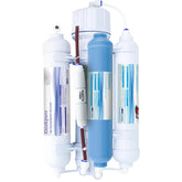 Geekpure four-stage RO system front view demonstrates compact, portable filtration for homes and apartments.